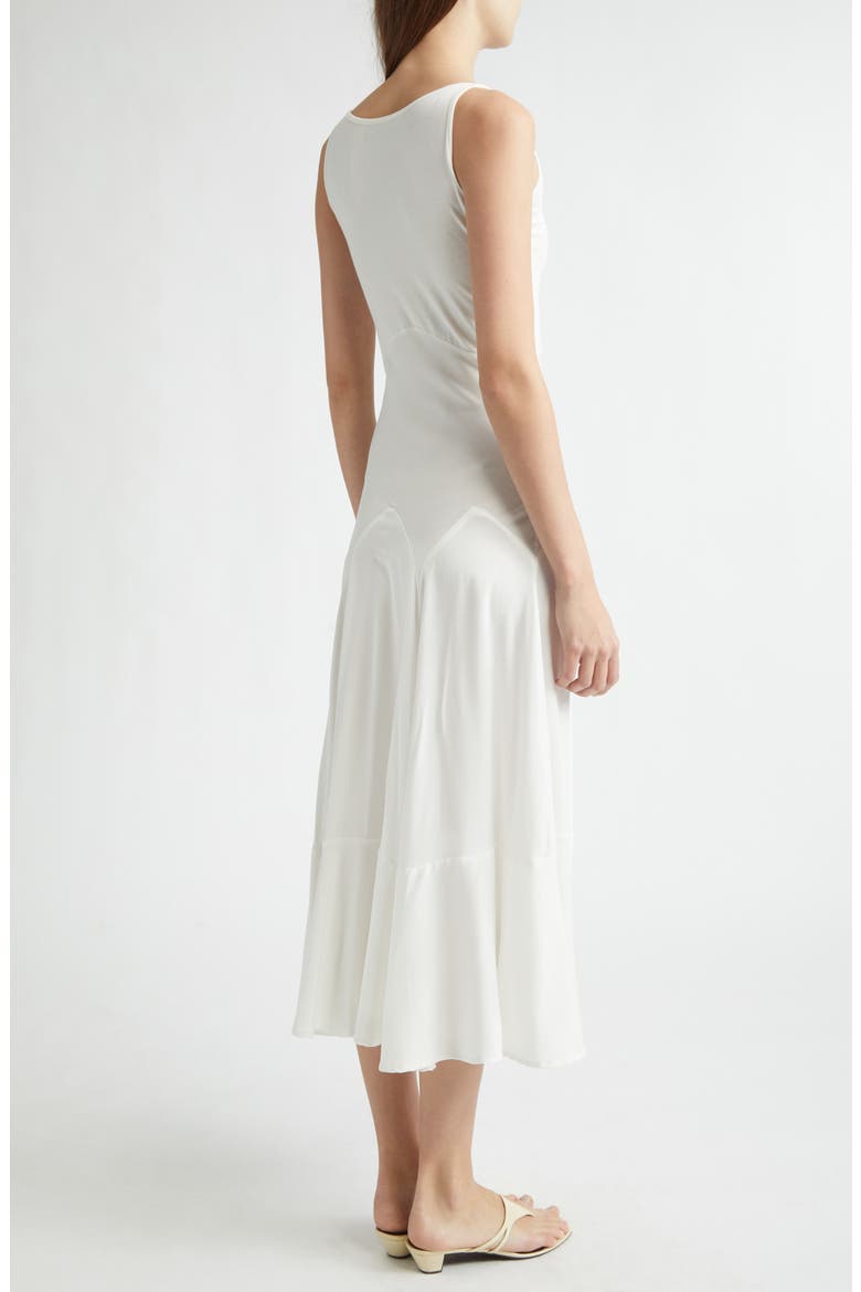 Dammit Janet Bias Cut Jersey Dress, Alternate, color, WHITE