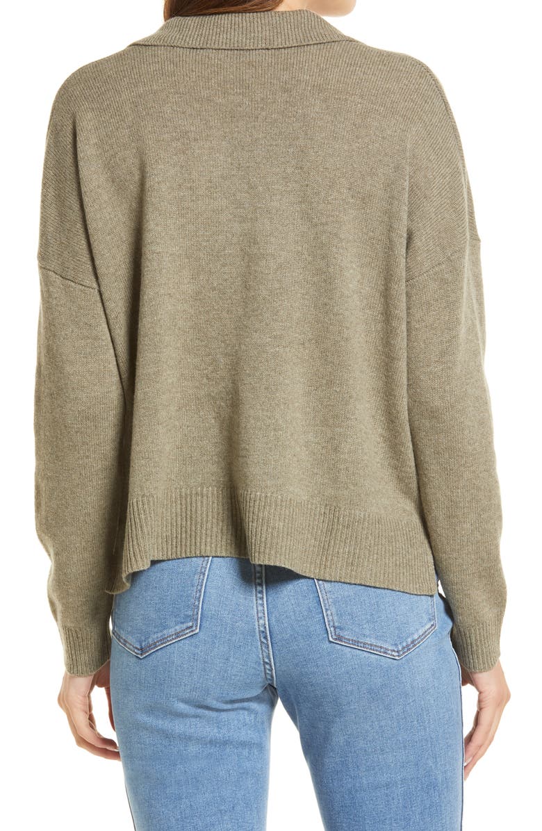 Madewell Davie Polo Sweater, Alternate, color,