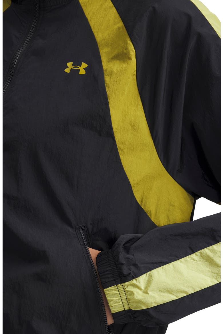 UA Storm Icon Crinkle Performance Jacket, Alternate, color, BLK