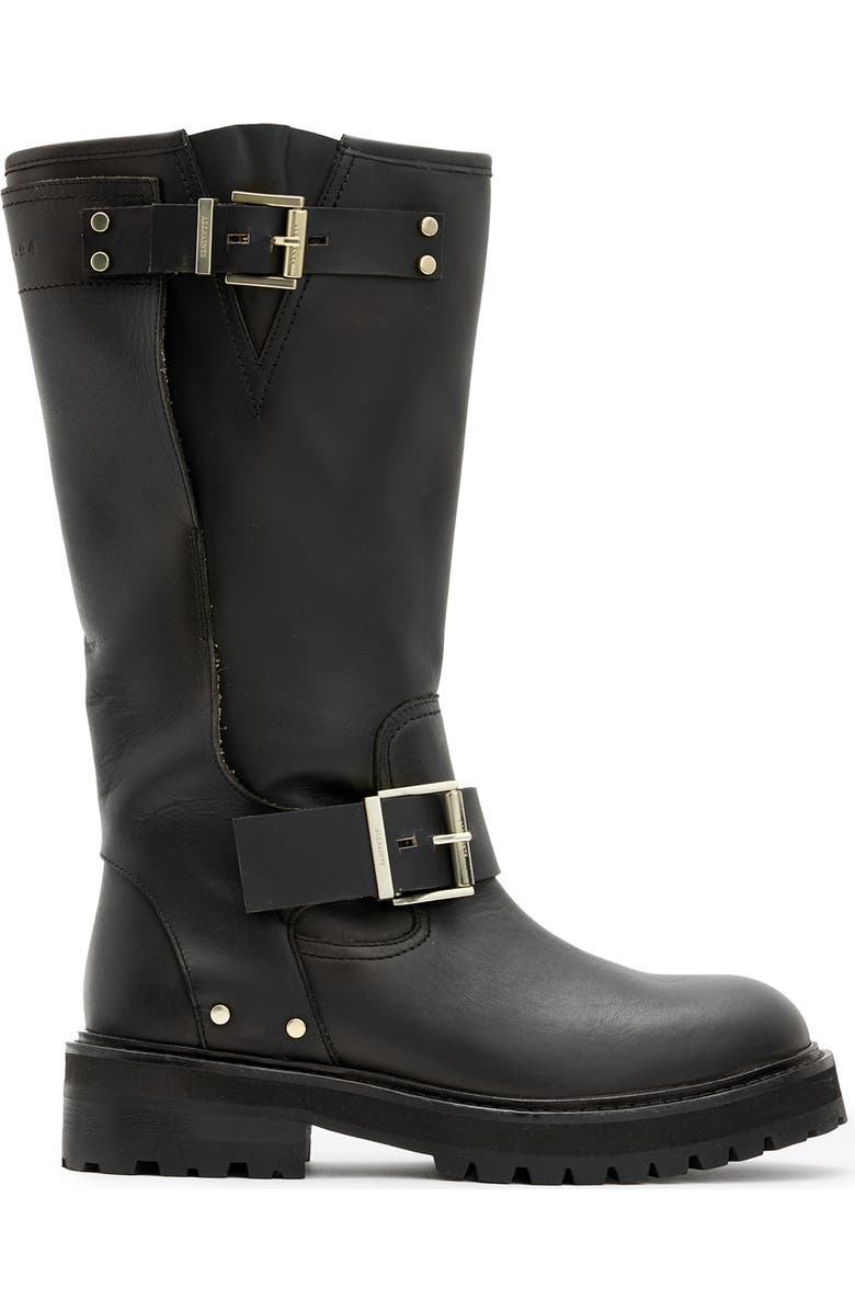 AllSaints Tay Biker Boot, Alternate, color,