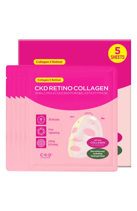 Retino Collagen Small Molecule 300 Pore & Elasticity Mask Set