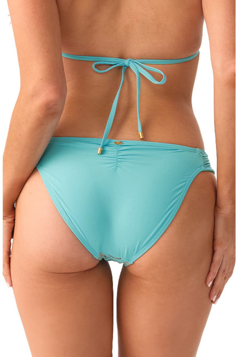 Lace Fanned Bikini Bottoms, Alternate, color, KAI