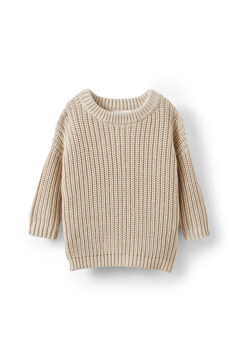 Cotton On Kids Connor Crew Neck Jumper, Main, color, Rainy Day