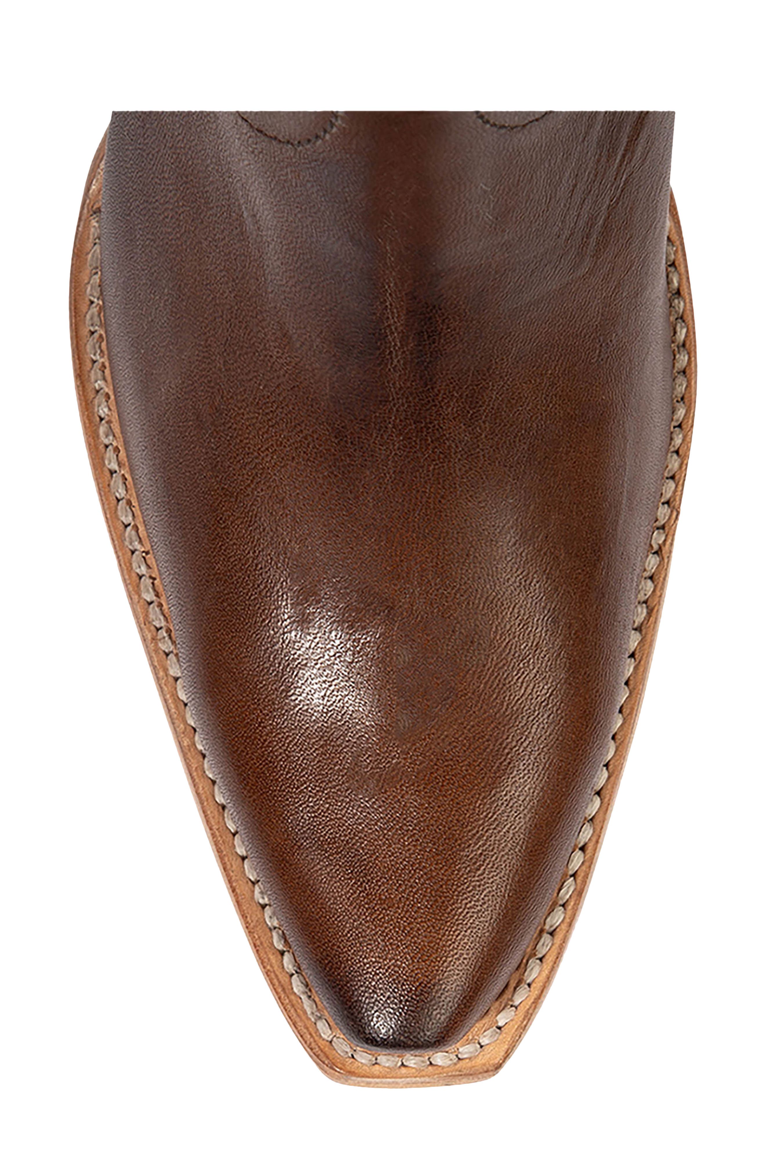 Firebird Leather Bootie, Alternate, color, BROWN