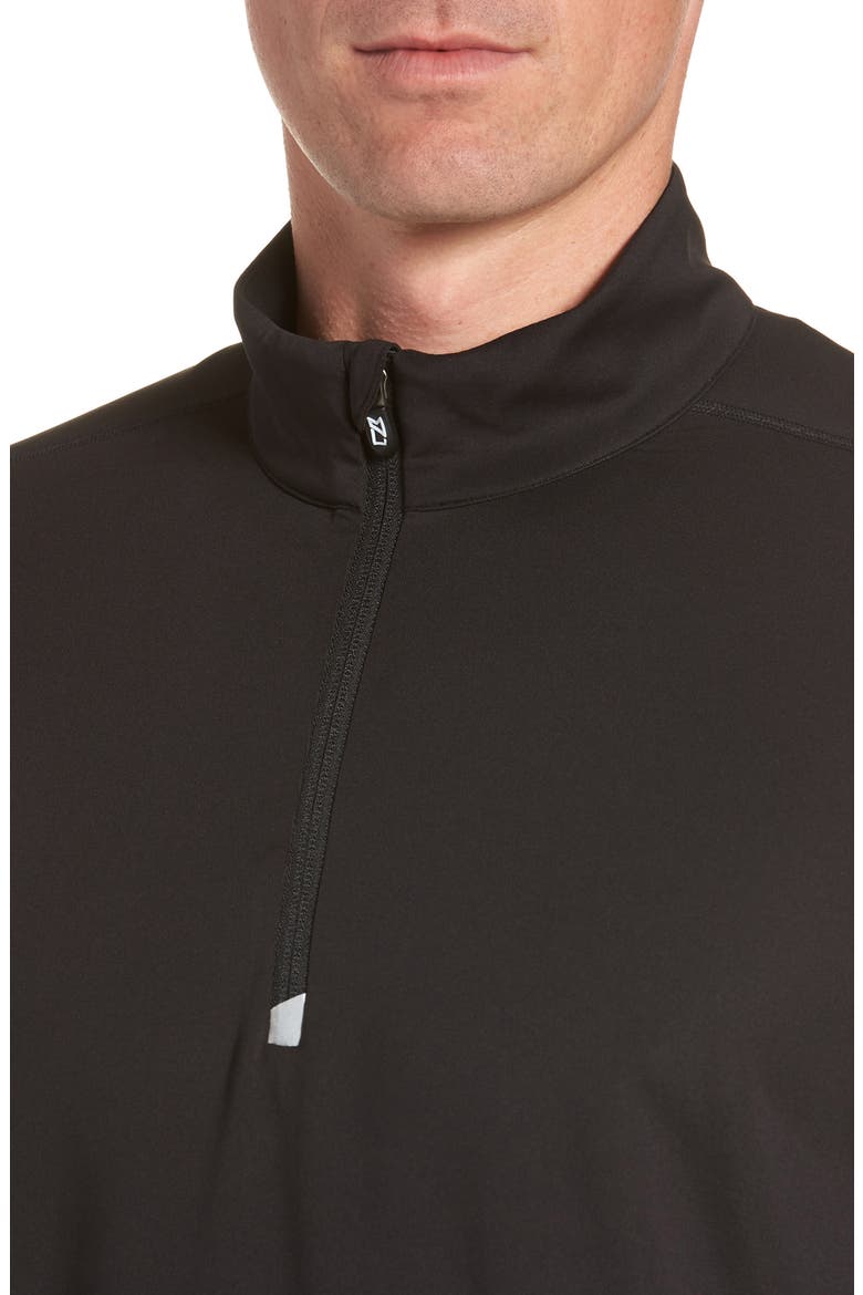 Traverse Stretch Quarter Zip Pullover, Alternate, color, BLACK