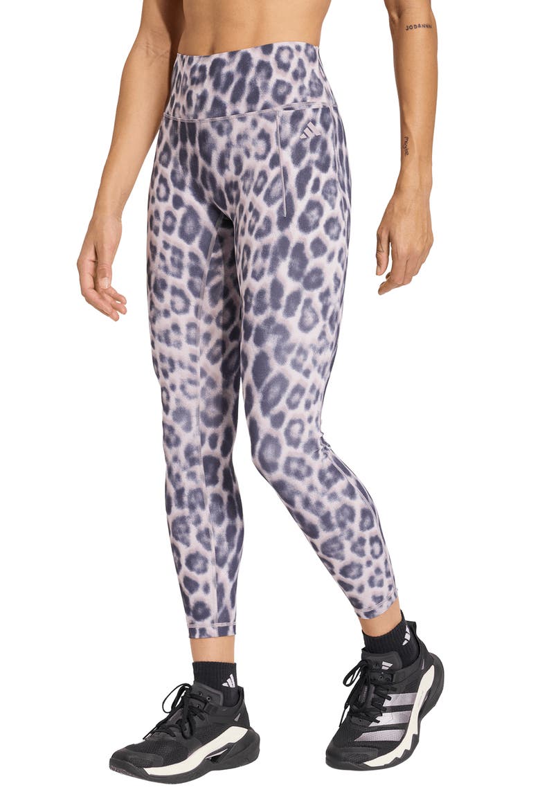 Optic High Waist 7/8 Leggings, Main, color, SHADOW NAVY/ ICE PURPLE