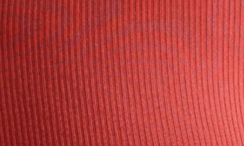 Fleur't Henley Crop Pajama Top In Red
