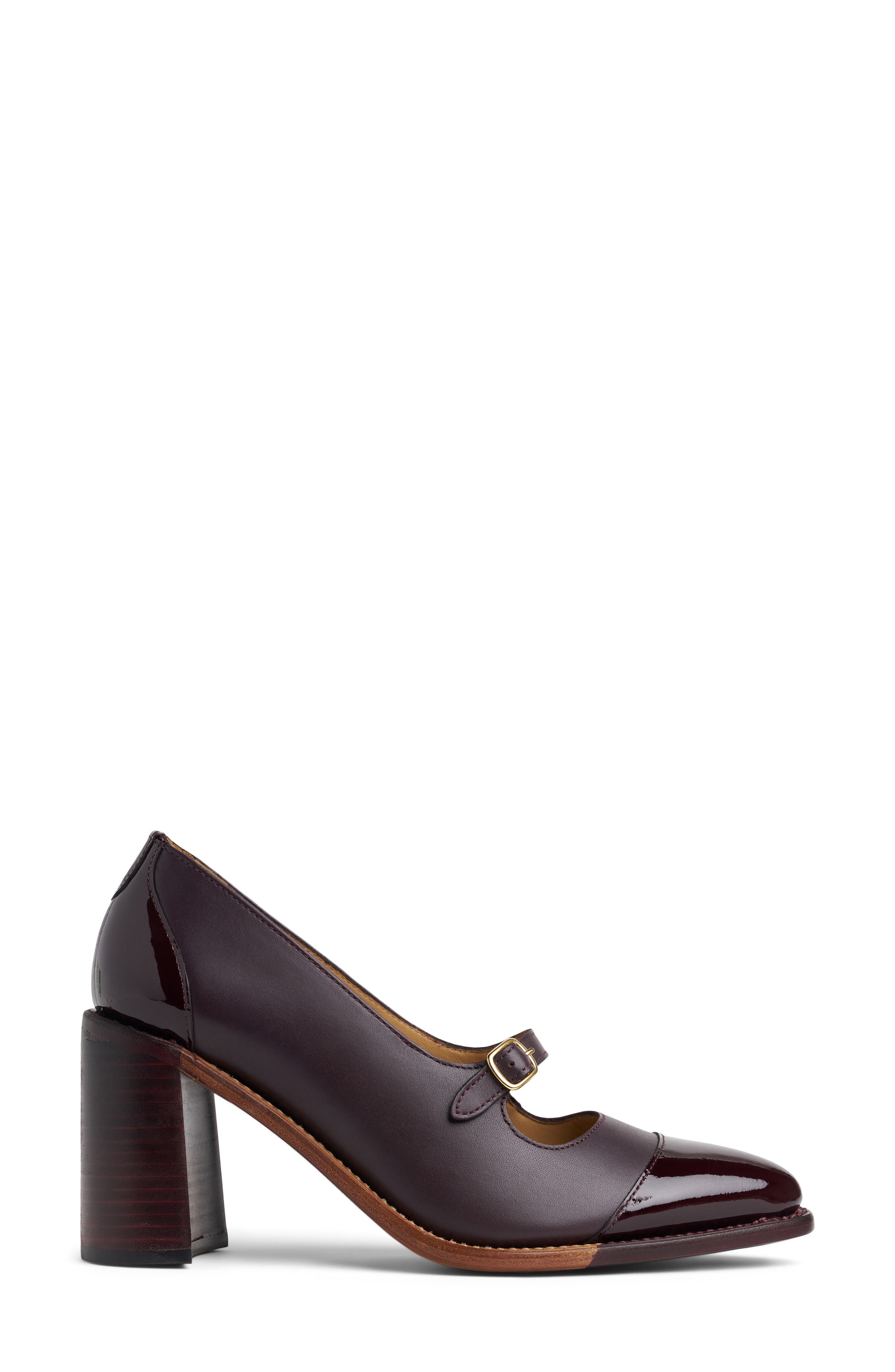 Miss Eliza Block Heel Pump, Alternate, color, CURRANT