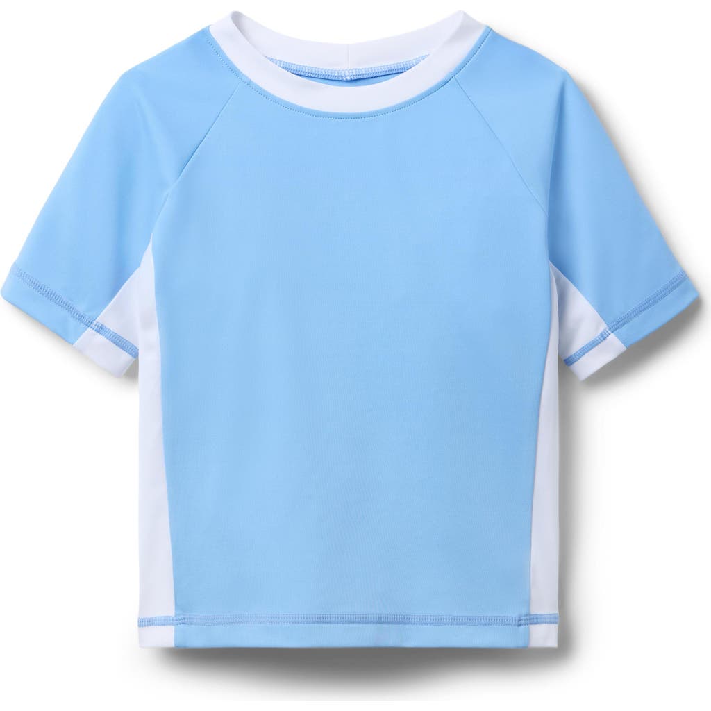 Janie And Jack Recycled Rash Guard In Blue