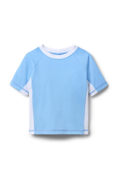 Janie And Jack Recycled Rash Guard In Blue