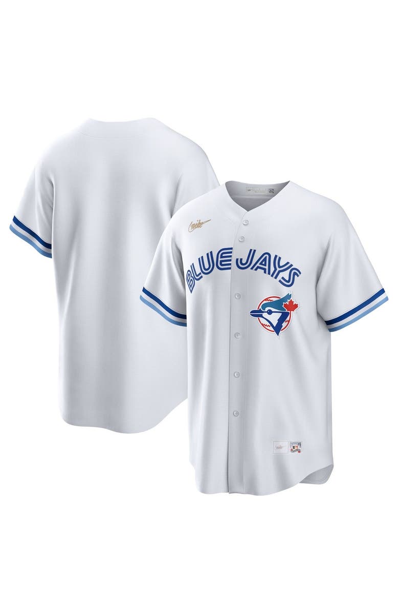 Nike Men's Nike White Toronto Blue Jays Home Cooperstown Collection Team Jersey, Main, color, 