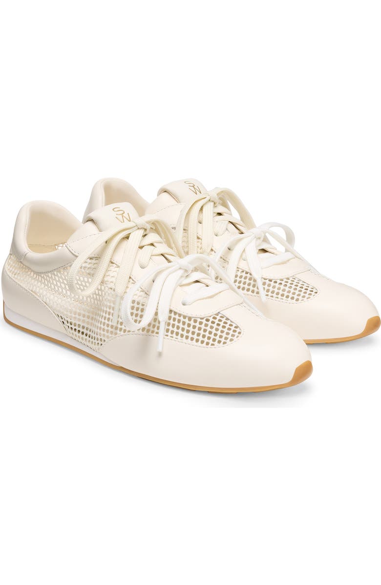 Stuart Weitzman Bond Sneaker, Main, color, Cream.