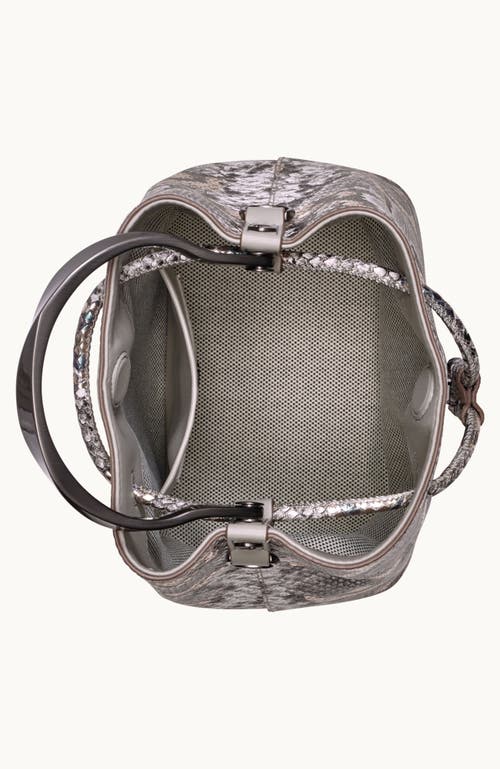 Donna Karan Lawrence Python Top Handle Bucket
