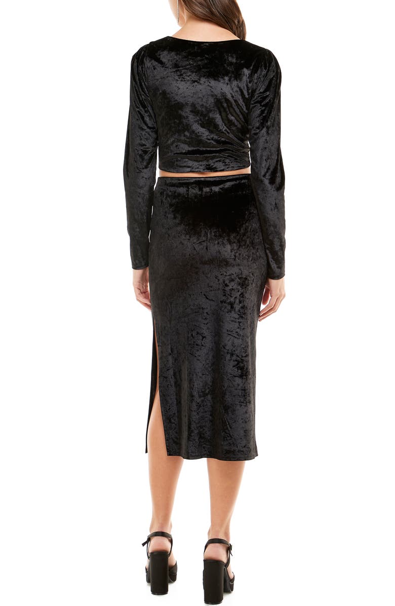 WAYF x Emma Rose Samantha Midi Skirt, Alternate, color,