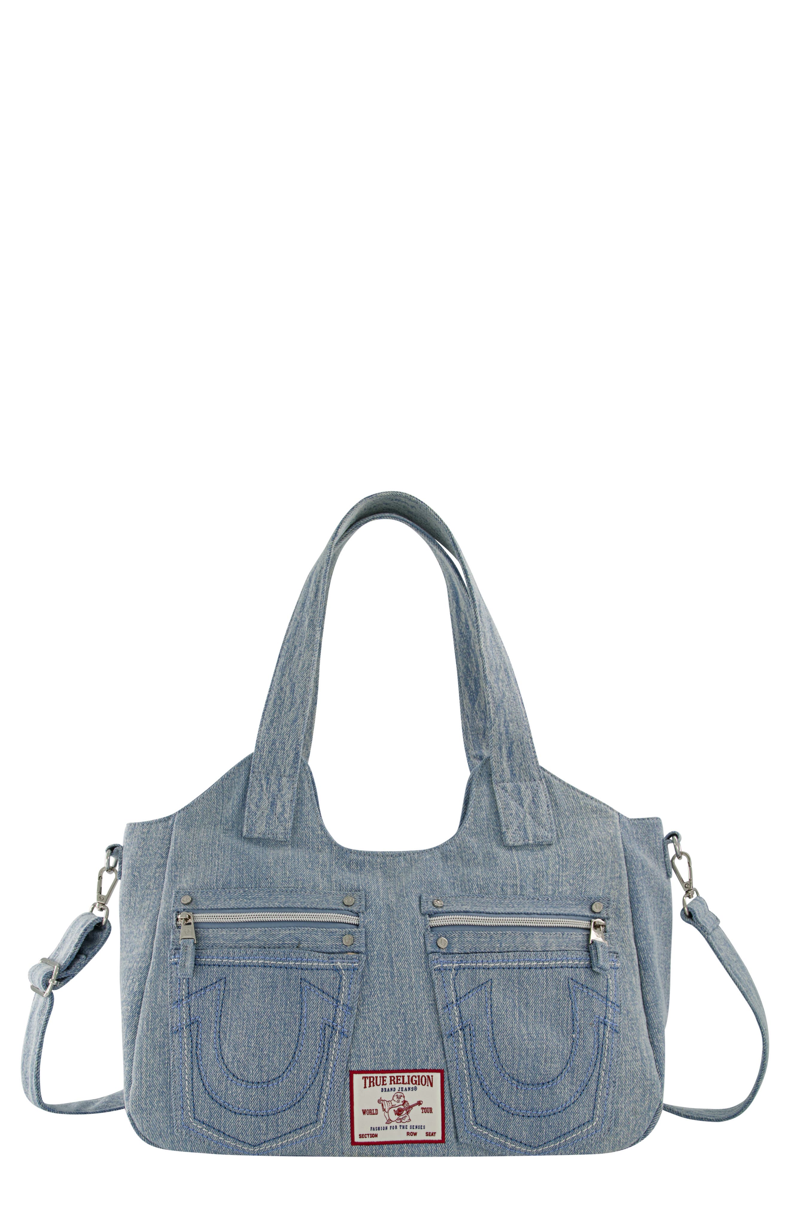 True Religion Brand Jeans Horseshoe Stitch Tote
