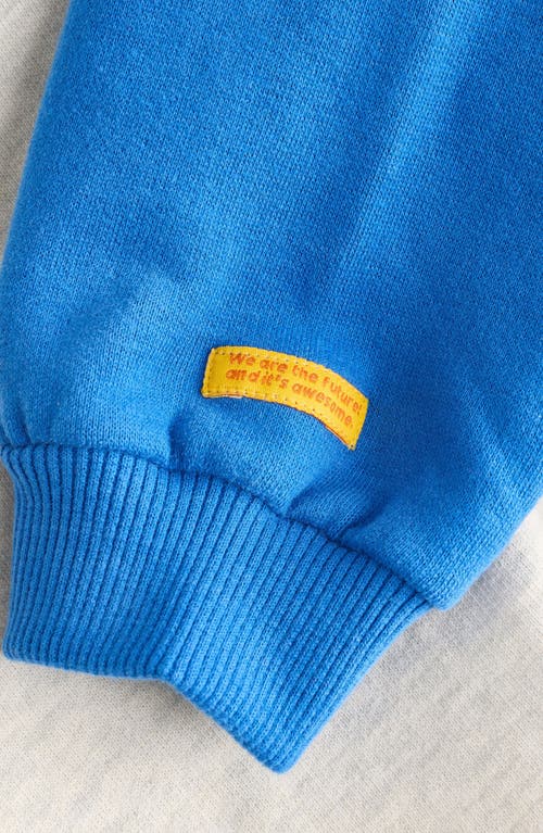 Next Kids' Colorblock Ufo Graphic Sweatshirt In Grey