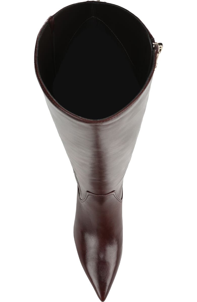 27 EDIT Naturalizer Pepper Kitten Heel Knee High Boot, Alternate, color, Wine Red