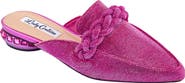 LADY COUTURE Micro Rhinestone Loafer Mule