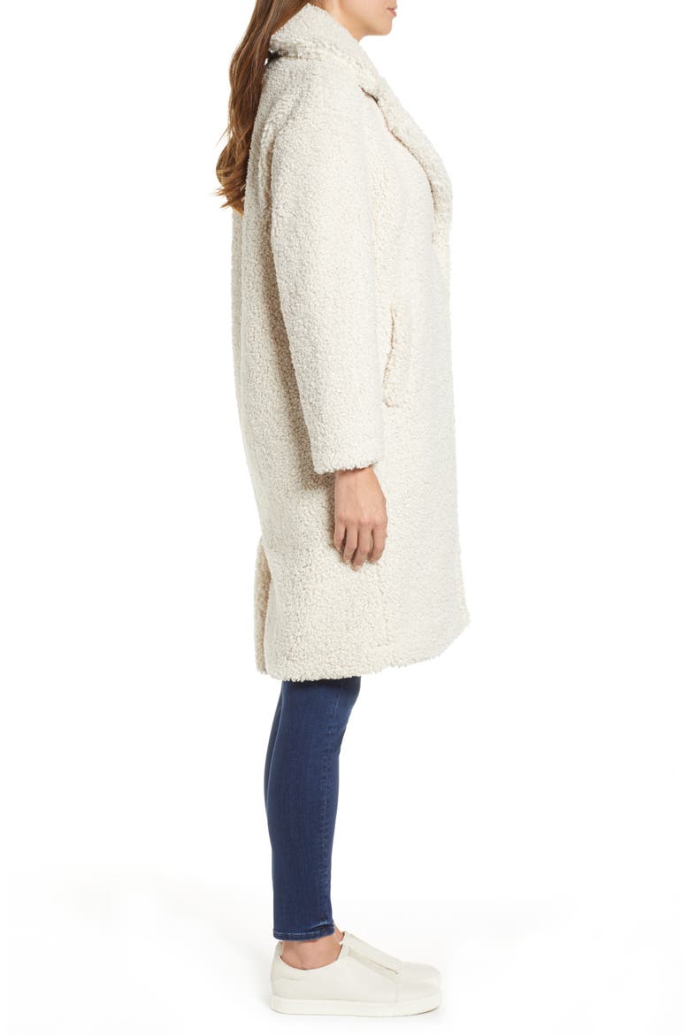 Cozy-Up Faux Shearling Jacket, Alternate, color, IVORY