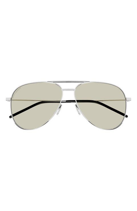 Classic 59mm Polarized Aviator Sunglasses