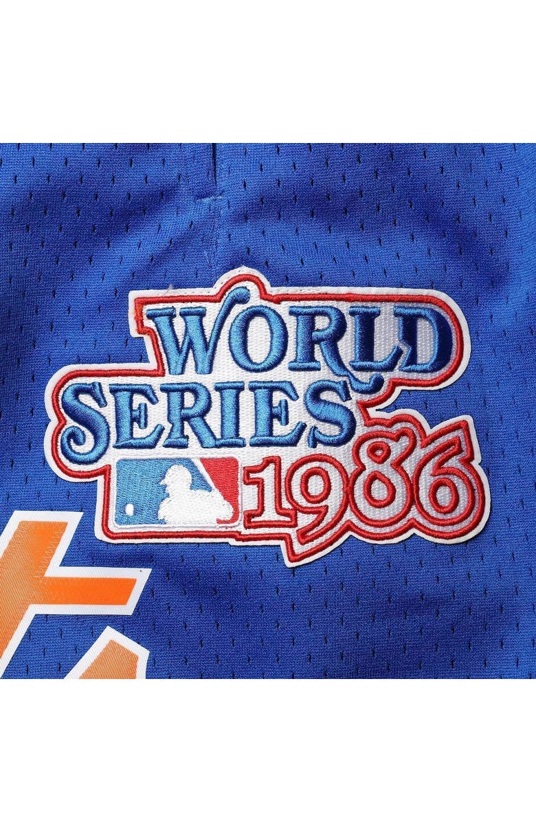 PRO STANDARD Men's Pro Standard Royal New York Mets 1986 World Series Mesh Shorts, Alternate, color, Royal