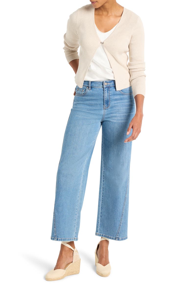 Cool Nights Rib Cardigan, Alternate, color, CANVAS