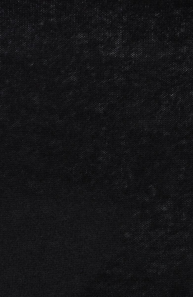 Amicale Cashmere Jersey Fringe Wrap Scarf, Alternate, color, 