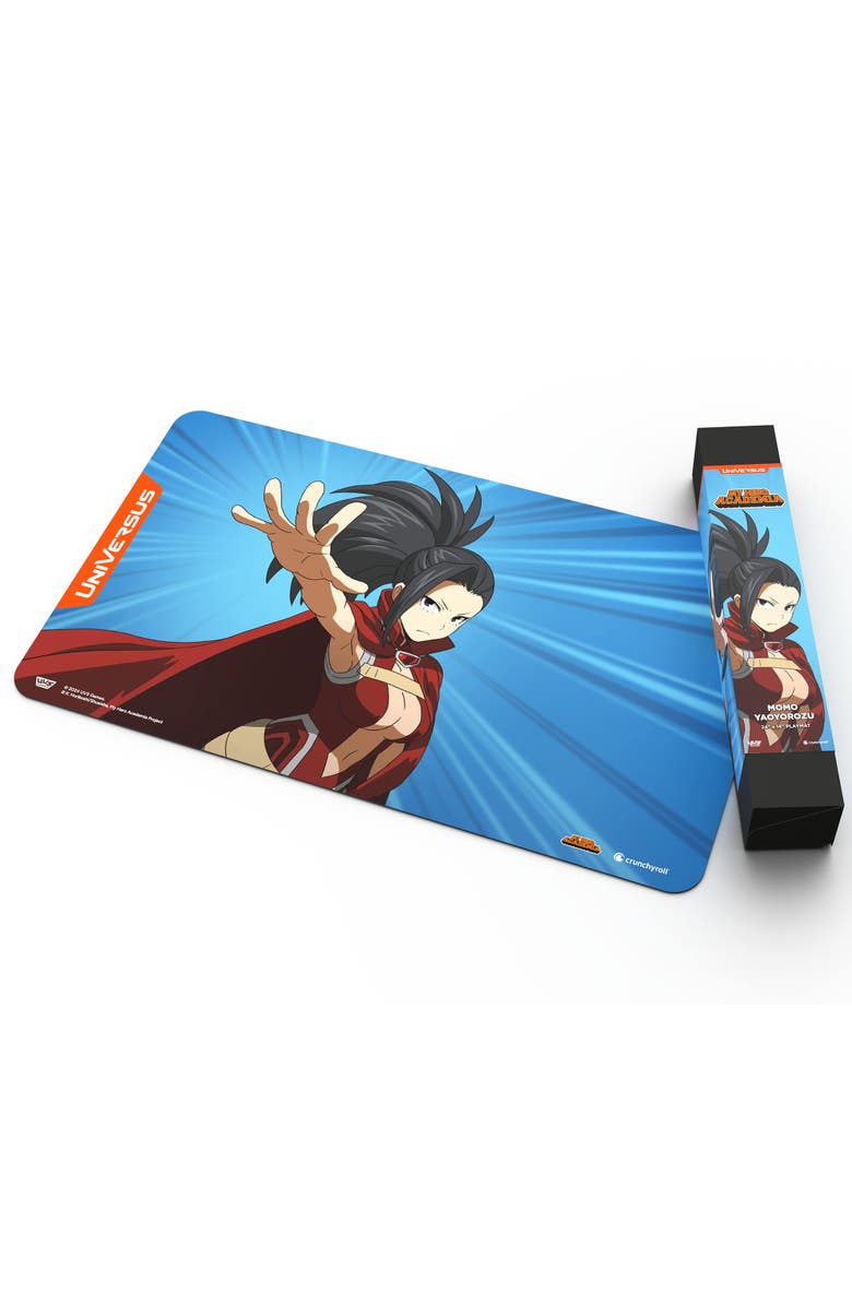 UniVersus My Hero Academia Girl Power Momo Yaoyorozu Playmat 24 X 14", Alternate, color, Multicolored