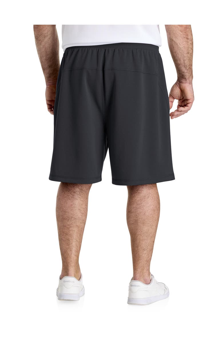 Reebok Big & Tall Performance Double-Knit Athletic Shorts, Alternate, color, Black