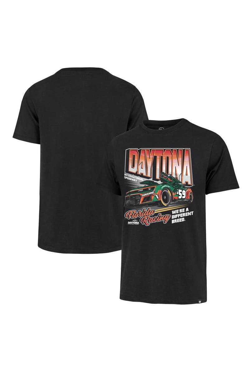 '47 Men's '47 Black Daytona International Speedway Daytona 500 Franklin T-Shirt, Alternate, color, Black