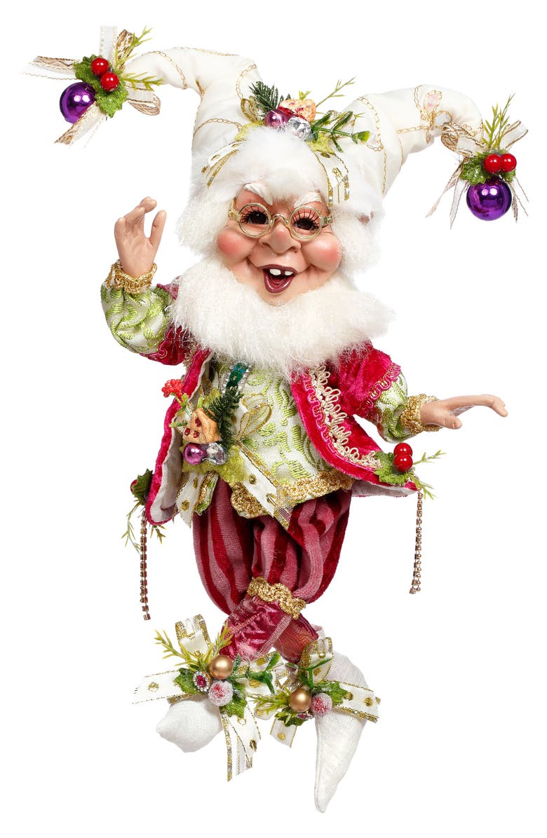 Mark Roberts Raspberry Cookie Elf, Small, Main, color, Fuschia