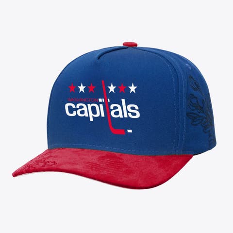 Blue/Red Washington Capitals May Flowers Pro Crown Adjustable Hat