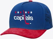 Mitchell & Ness Blue/Red Washington Capitals May Flowers Pro Crown Adjustable Hat