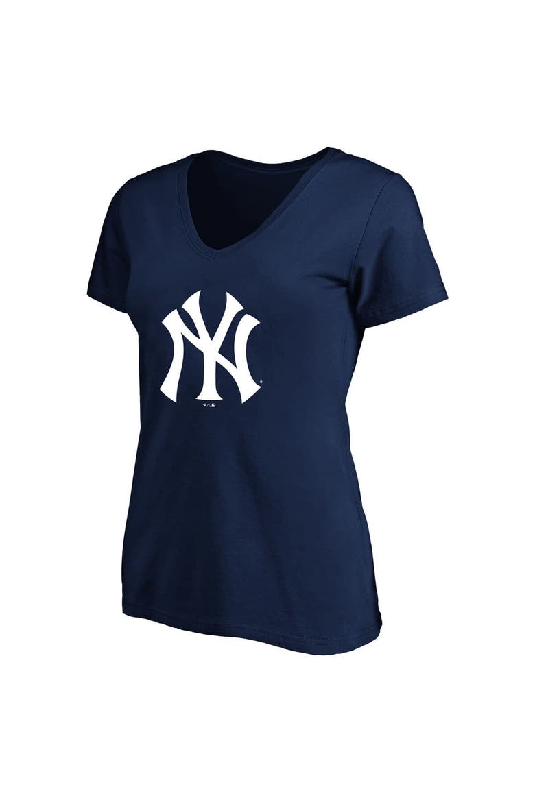 Women's Profile Aaron Judge Navy New York Yankees Plus Size Name & Number V-Neck T-Shirt, Alternate, color, Navy