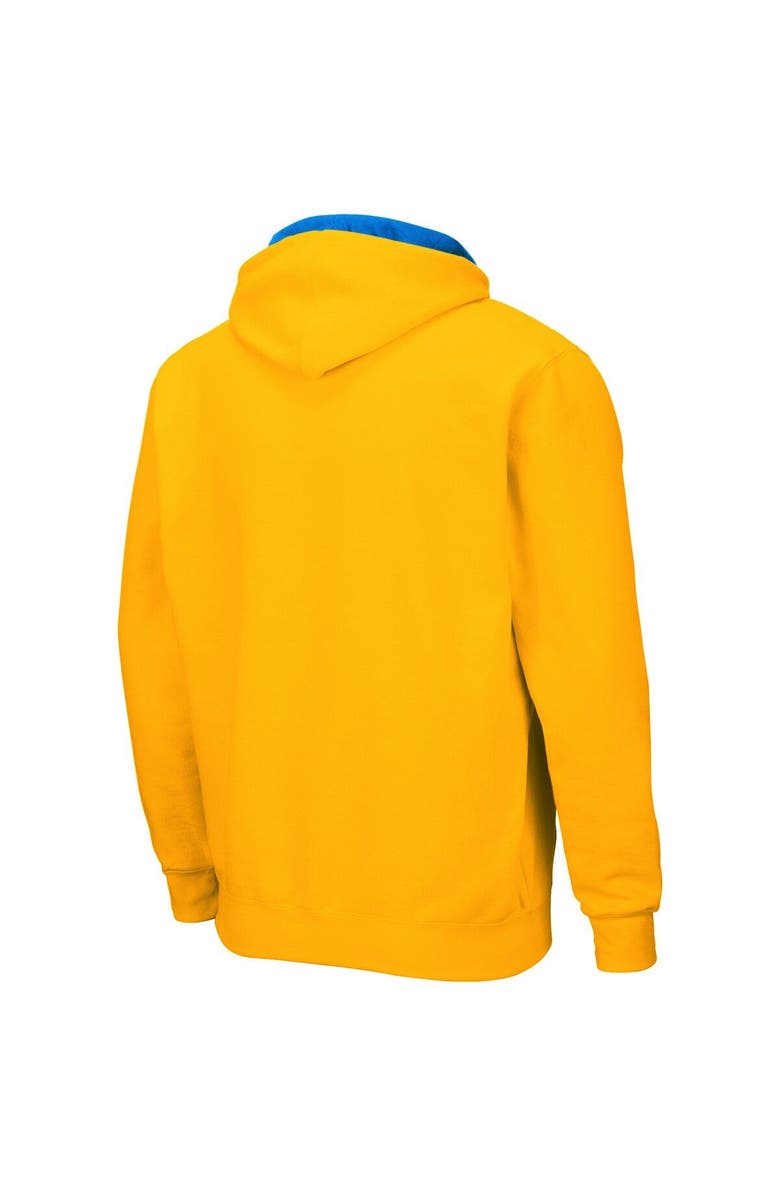 COLOSSEUM Men's Colosseum Gold UCLA Bruins Arch & Logo 3.0 Full-Zip Hoodie, Alternate, color, Gold