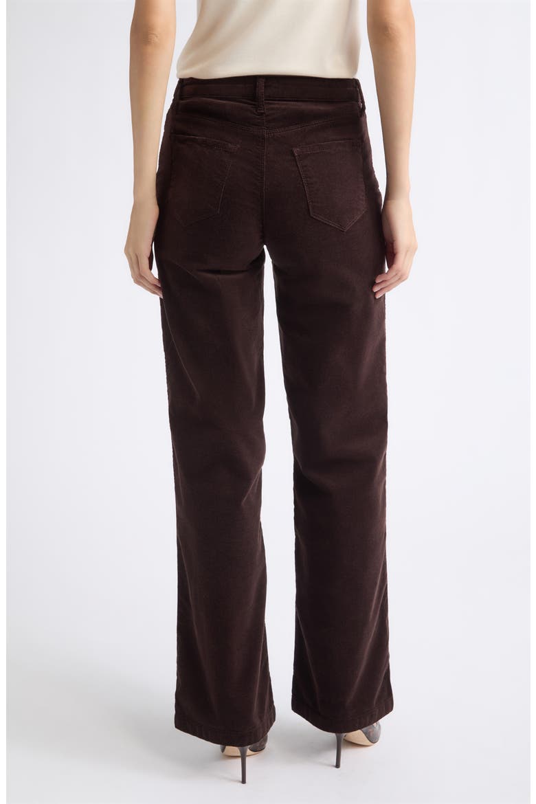 Scottie Wide Leg Velvet Pants, Alternate, color, DARK JAVA