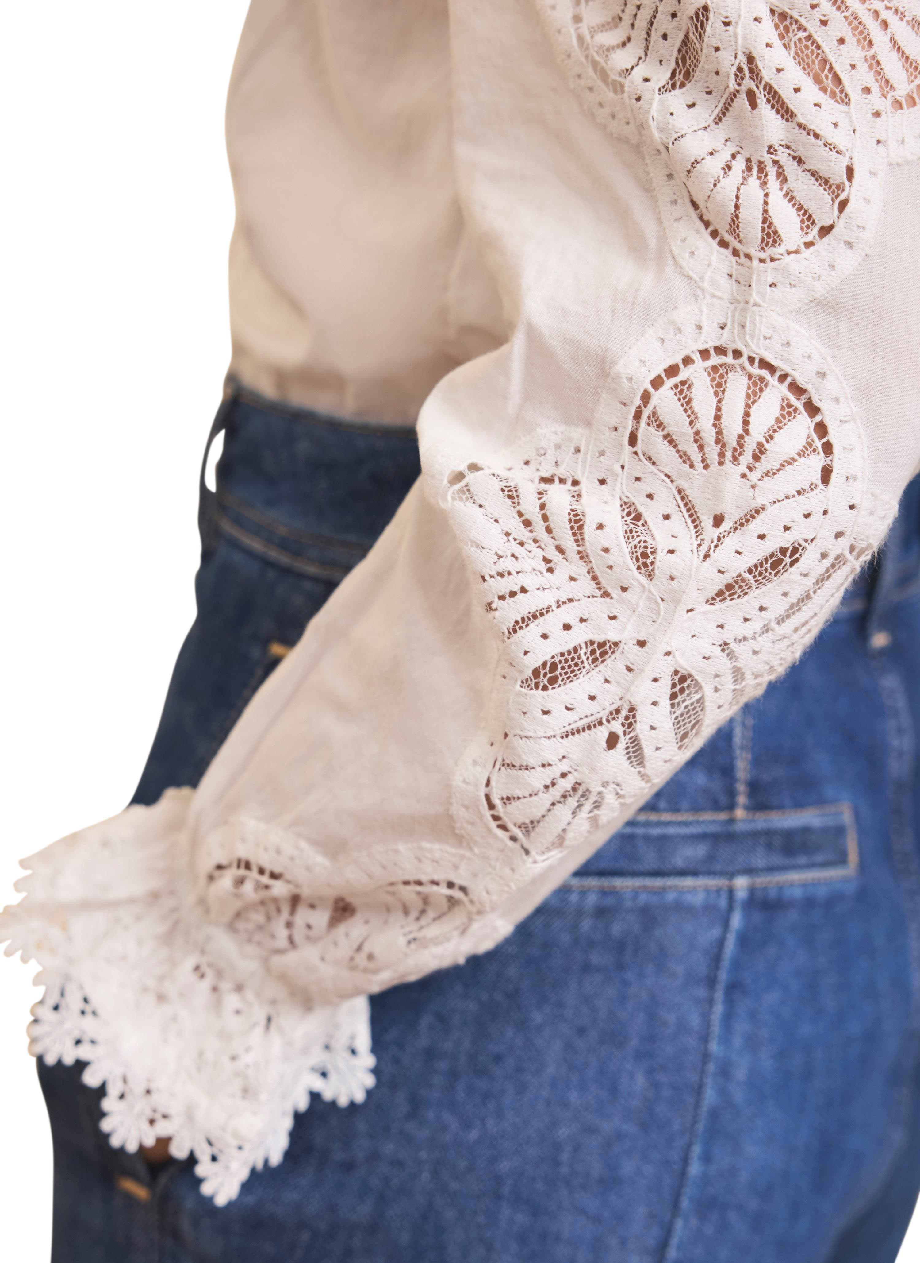Cotton Embroidered Blouse - image 2