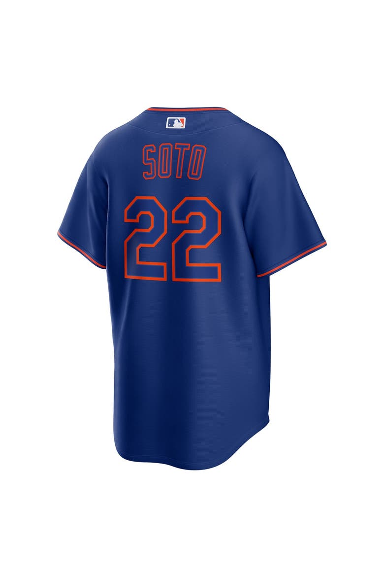 Men's Nike Juan Soto Royal New York Mets Alternate Replica Jersey, Alternate, color, Royal