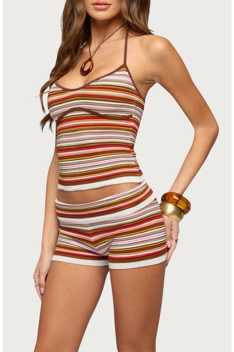 Eisley Stripe Halter Top, Alternate, color, MIX