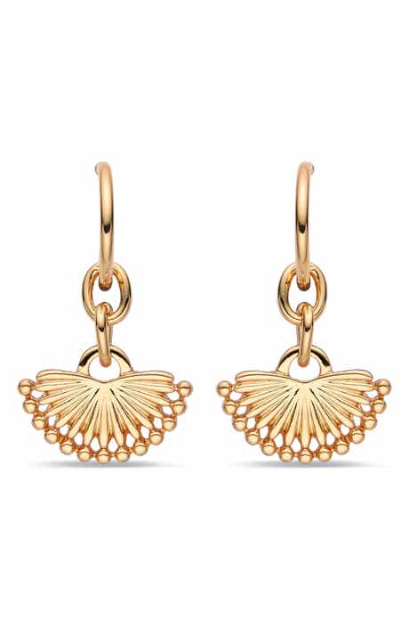 EYE CANDY LOS ANGELES Juliette Fan Drop Earrings