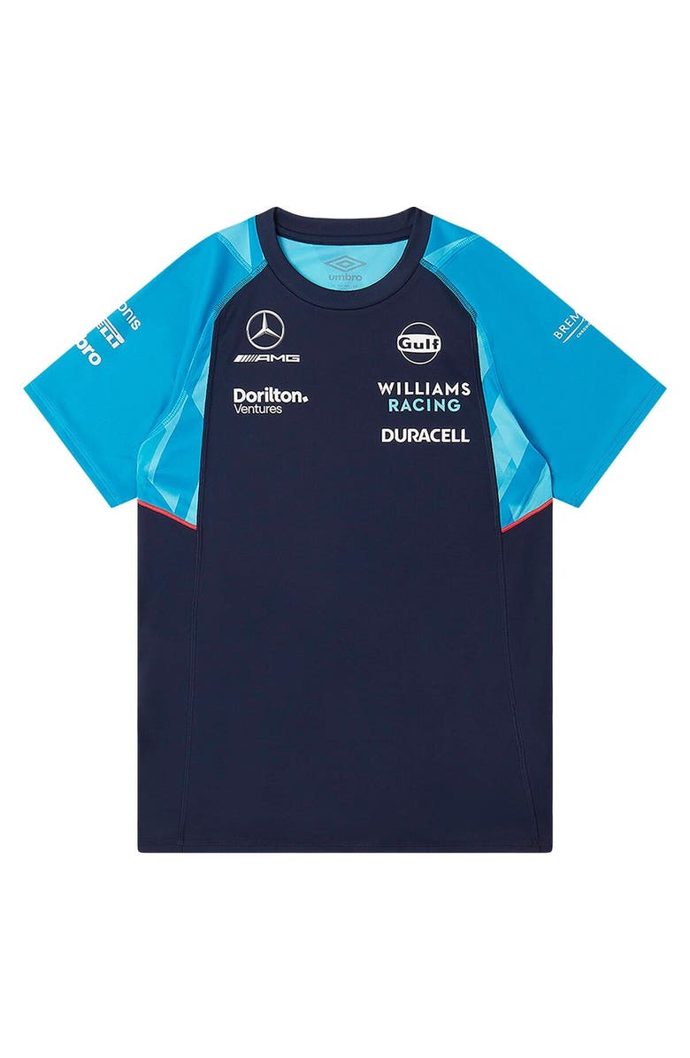 Umbro Youth Umbro  Navy/Light Blue Williams Racing Training Jersey, Alternate, color, 