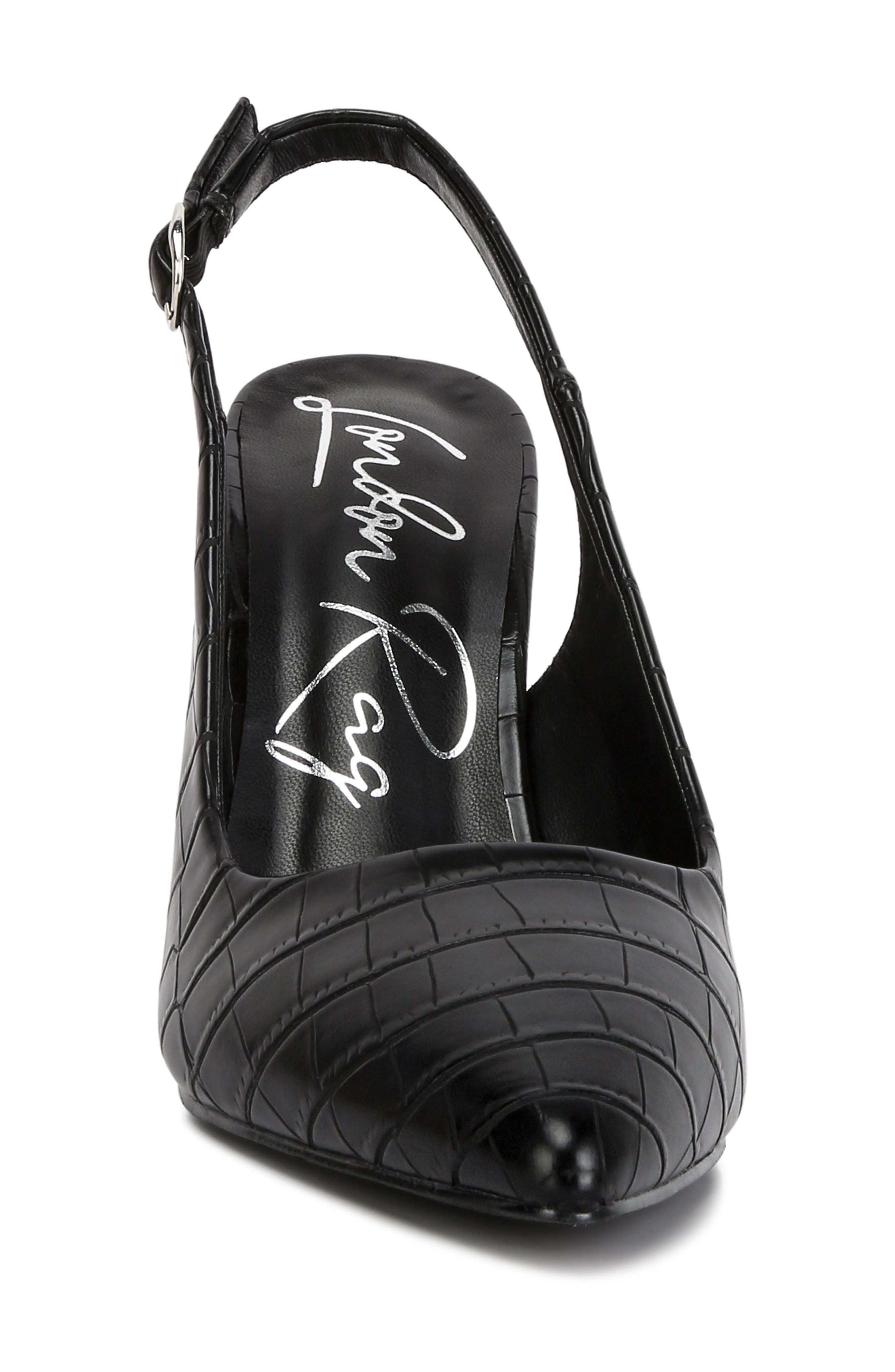 LONDON RAG Macha Croc Embossed Slingback Pump, Alternate, color, 