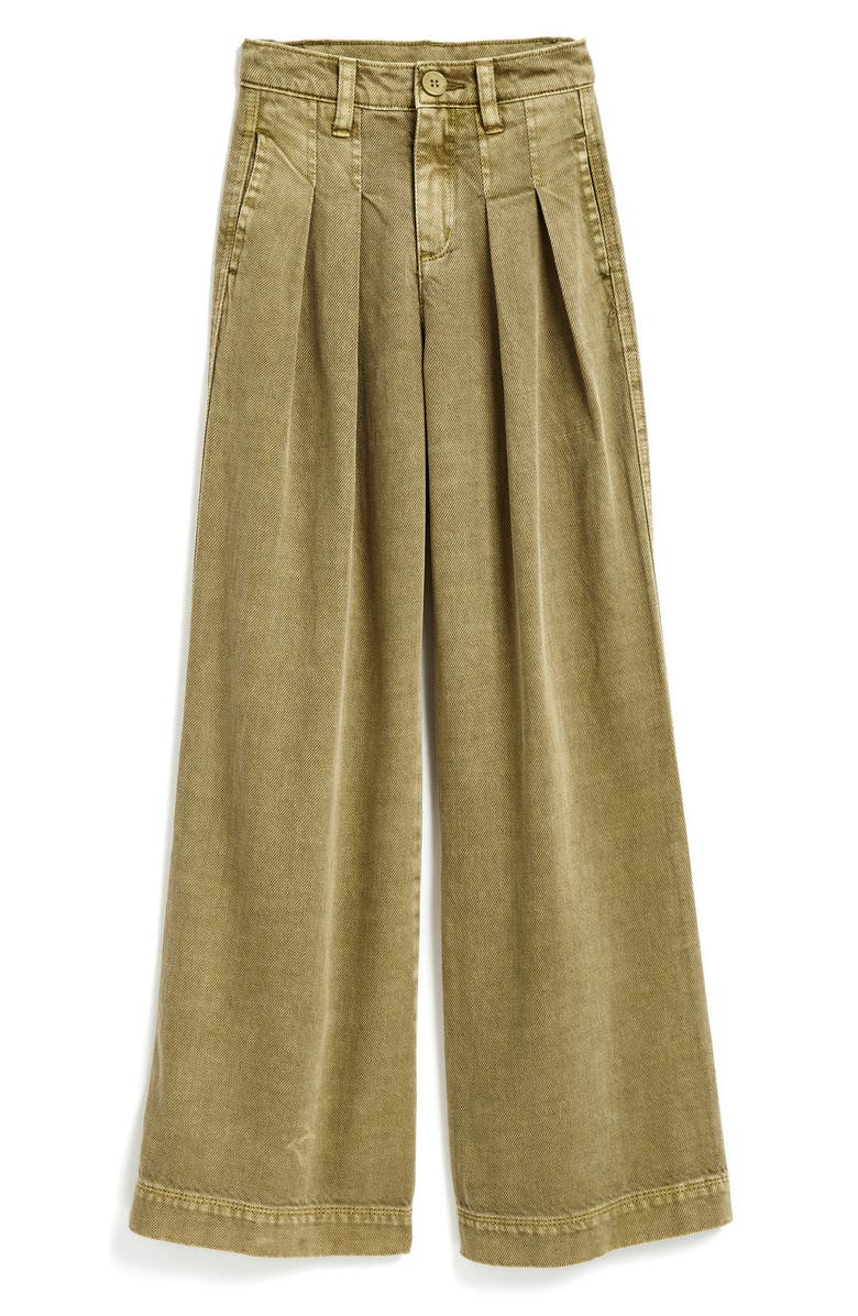 Tractr Kids' Double Pleat Wide Leg Jeans, Main, color,