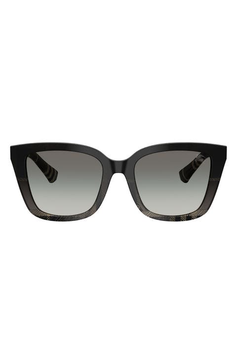 52mm Gradient Square Sunglasses