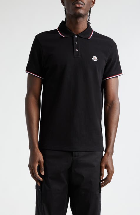 Moncler long sleeve polo sale best sale