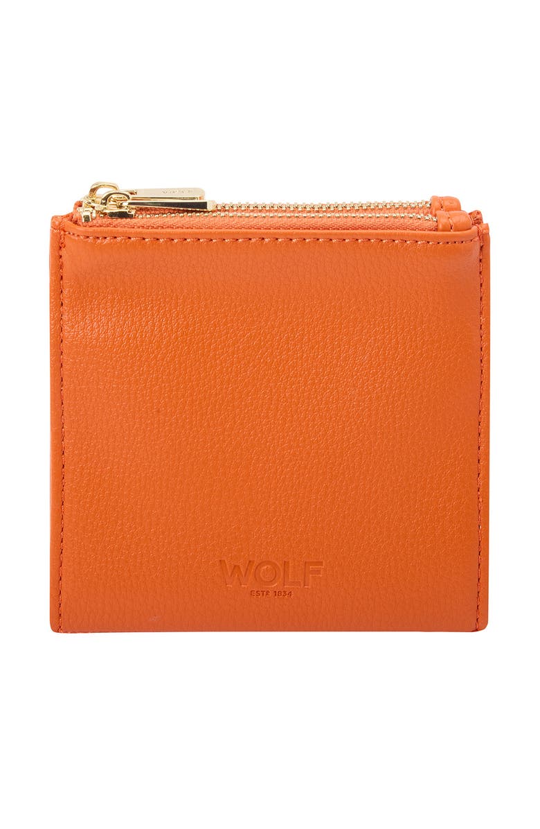 WOLF Maria Set of 3 Zip Jewelry Pouches, Alternate, color, White/Navy/Tangerine