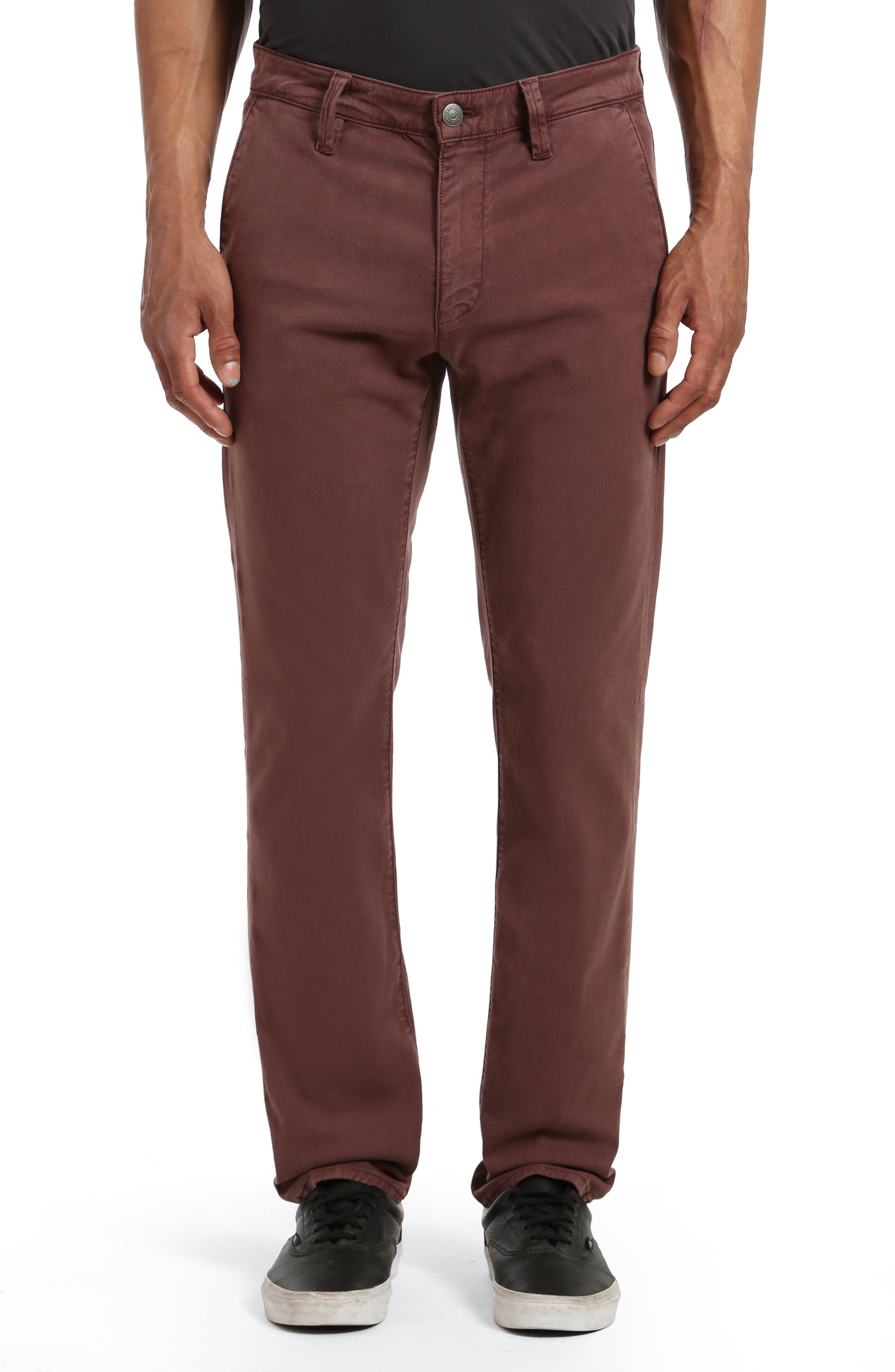 Mavi Jeans Zach Straight Leg Twill Pants (Men) | Nordstromrack