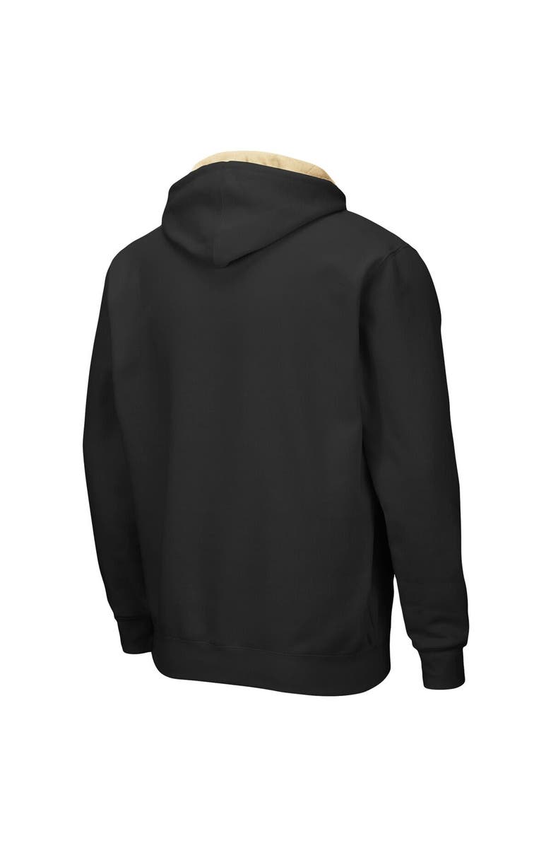 COLOSSEUM Men's Colosseum Black Army Black Knights Big & Tall Full-Zip Hoodie, Alternate, color, Black