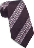 ZEGNA TIES Stripe Silk Tie