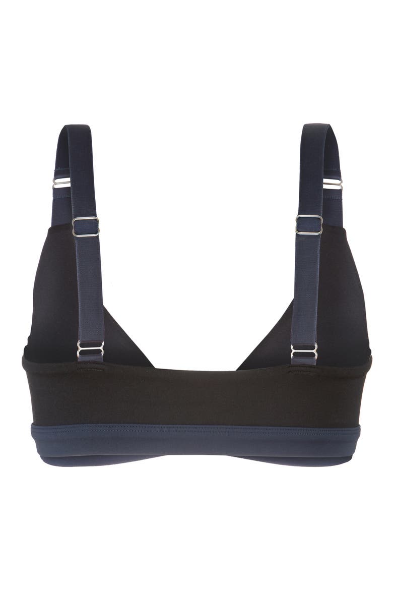 The Active Bralette, Alternate, color, JET BLACK/ LIVELY NAVY